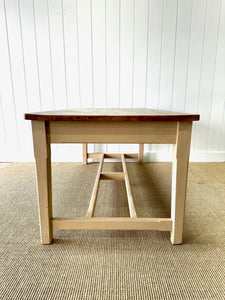 A Rustic Irish 6ft Dining Harvest Table