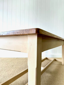 A Rustic Irish 6ft Dining Harvest Table