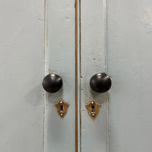 A 19th Century English Pine Linen Press Cupboard