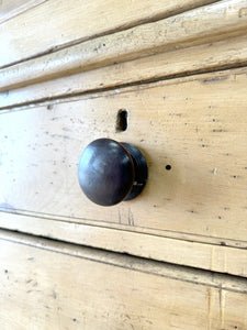 A 19th Century English Pine Linen Press Cupboard