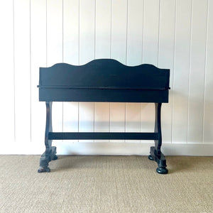 Antique English Ebonized Console Table c1890