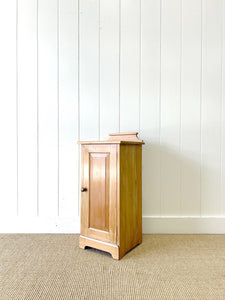 A Charming Pine Nightstand c1890