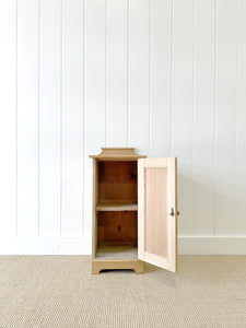 A Charming Pine Nightstand c1890