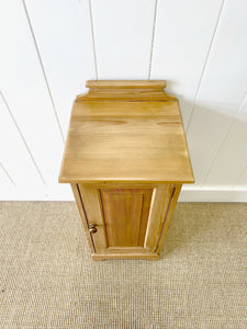 A Charming Pine Nightstand c1890