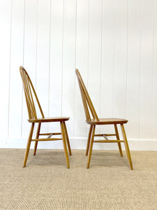 A Pair of Oak Ercol Chairs