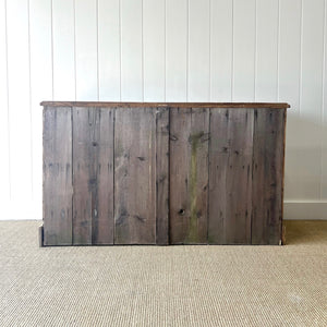 A 19th Century English Bank of Drawers or Sideboard