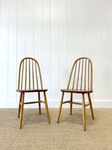 A Pair of Oak Ercol Chairs