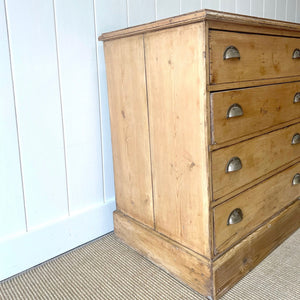 A 19th Century English Bank of Drawers or Sideboard