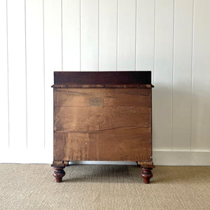 A Petite English Mahogany Chest of Drawers or Dresser c1890