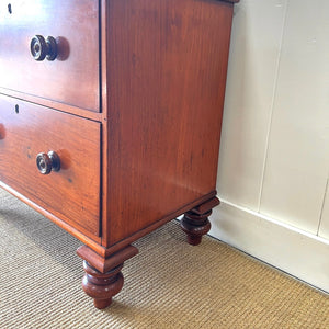 A Petite English Mahogany Chest of Drawers or Dresser c1890