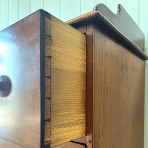 A Petite English Mahogany Chest of Drawers or Dresser c1890