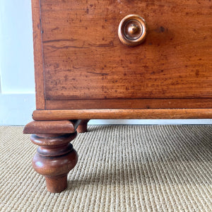 A Petite English Mahogany Chest of Drawers or Dresser c1890