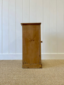 A Charming English Pine Nightstand c1890