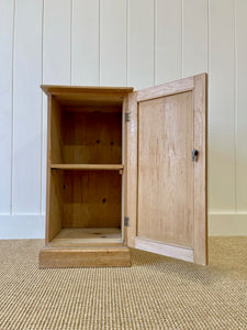 A Charming English Pine Nightstand c1890