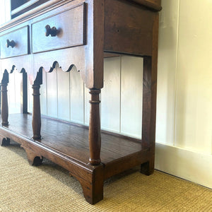 A Welsh Oak Kitchen Dresser c1800