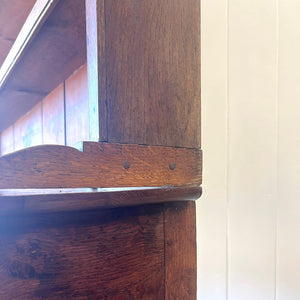 A Welsh Oak Kitchen Dresser c1800