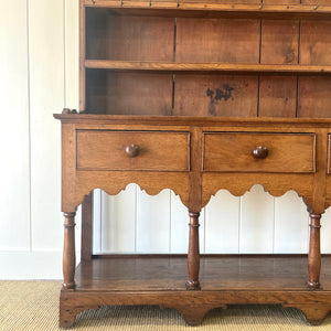 A Welsh Oak Kitchen Dresser c1800