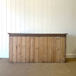 A Large Antique English Pine Sideboard c1890