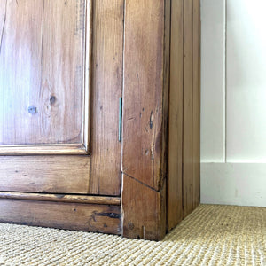 A Large Antique English Pine Sideboard c1890