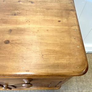 A Pleasant English Pine Cabinet or Sideboard