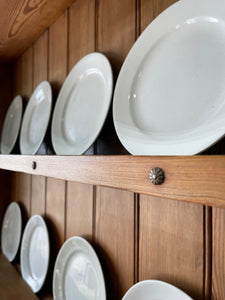 A Large 19th Century Pitch Pine Welsh Dresser or Cupboard