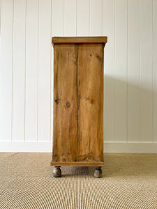 A Handsome English 19th Pine Cupboard