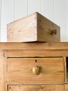 A Handsome English 19th Pine Cupboard