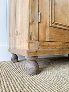 A Handsome English 19th Pine Cupboard