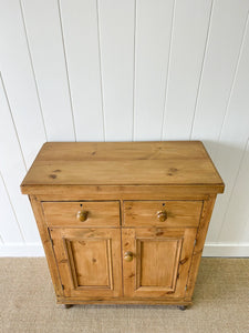 A Handsome English 19th Pine Cupboard