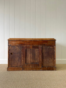 Antique English Pine Pedestal Desk c1890