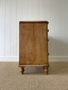 A Diminutive English Pine Sideboard c1870