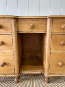 A Diminutive English Pine Sideboard c1870