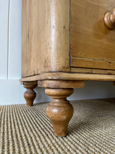 A Diminutive English Pine Sideboard c1870