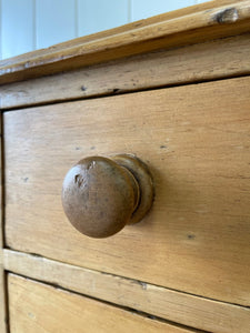 A Diminutive English Pine Sideboard c1870