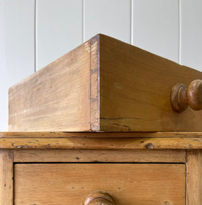 A Diminutive English Pine Sideboard c1870