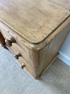 A Diminutive English Pine Sideboard c1870