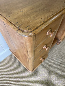 A Diminutive English Pine Sideboard c1870