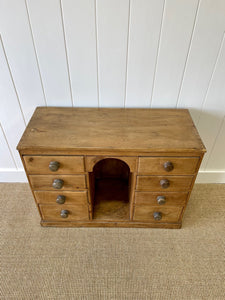 A Diminutive English Pine Sideboard c1870