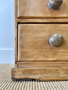 A Diminutive English Pine Sideboard c1870