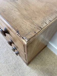 A Diminutive English Pine Sideboard c1870