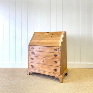 A Vintage English Pine Drop Front Desk