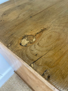 A Diminutive English Pine Sideboard c1870