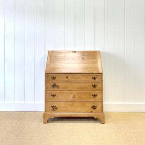 A Vintage English Pine Drop Front Desk