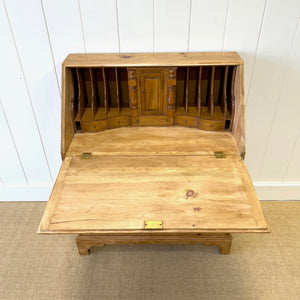 A Vintage English Pine Drop Front Desk