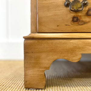 A Vintage English Pine Drop Front Desk