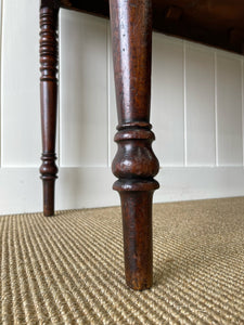 A Large Antique  6ft English Mahogany Hunt Table or Console Table