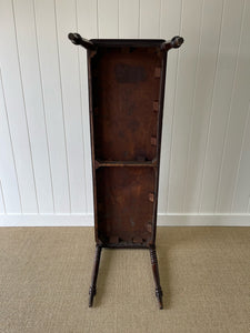 A Large Antique  6ft English Mahogany Hunt Table or Console Table