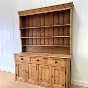 A Large and Charming Pine Welsh Dresser or Cupboard