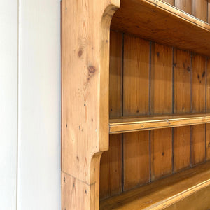 A Large and Charming Pine Welsh Dresser or Cupboard