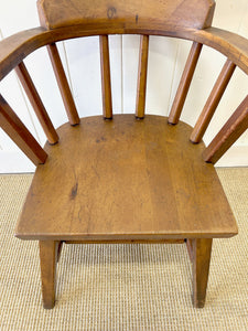 A Set of 4 Rustic Tavern Chairs